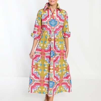 Blythe Empire Dress Long in Surcie