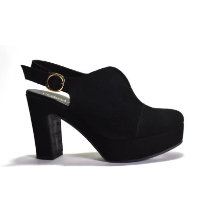 Tessa2 - Black Suede