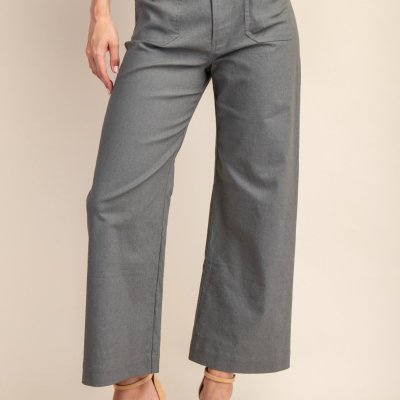 Briley Cropped Pants Gray