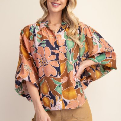 Terra Nova Top Navy