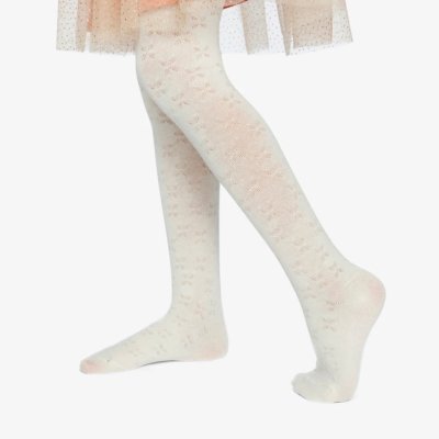 Off White Knit Tights