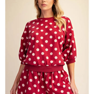 Bama Polka Dot Short Set