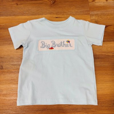 Houston Smocked Big Brother Shirt