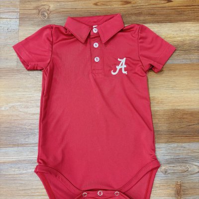 Alabama Crimson Tide Polo Onesie