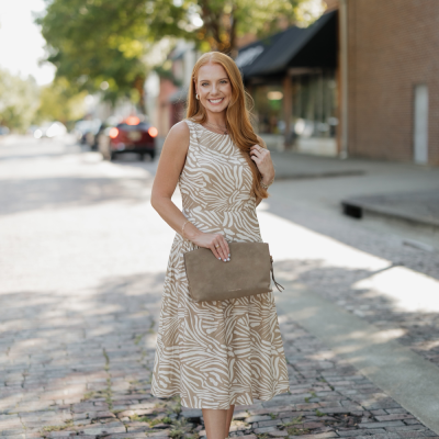 Esme Dune Wave Midi Dress