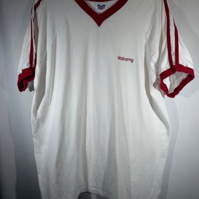 Vintage Alabama X TnT White Striped Shirt XL