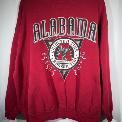Vintage Alabama X Competitor Crimson Crewneck Sweatshirt XL