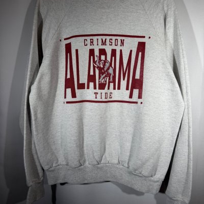 Vintage Alabama X Oneita Grey Crewneck Sweatshirt Medium