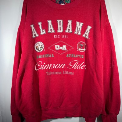 Vintage Alabama X GS Sport Crimson Crewneck Sweatshirt XL
