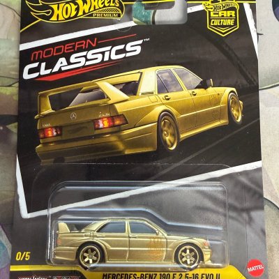 Hot Wheels: Premium Modern Classics Mercedes - Benz 190 E 2.5 - 16 EVO II 0/5 CHASE