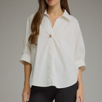 Dolman Sleeve V-Neck Top