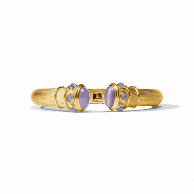 Cobblestone Demi Cuff-  Blue Cat Eye O/S