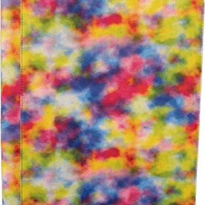Generic 9-Pocket Zippered Toploader Binder - Tie Dye Colorful 8 (Holds 252)