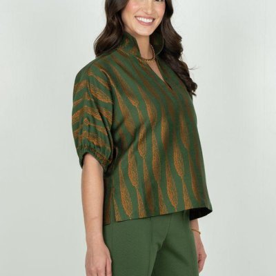 Emily MCCarthy Poppy Top-Tuscan