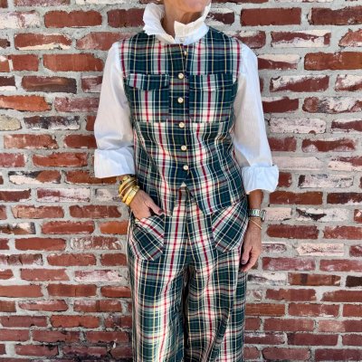 Ivy Jane Tartan Plaid Vest