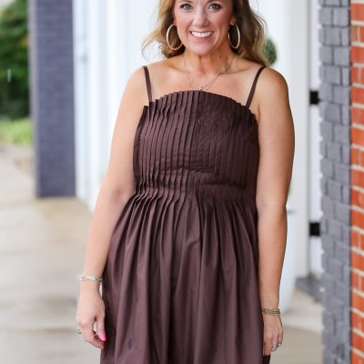 The Espresso Martini Dress in Brown