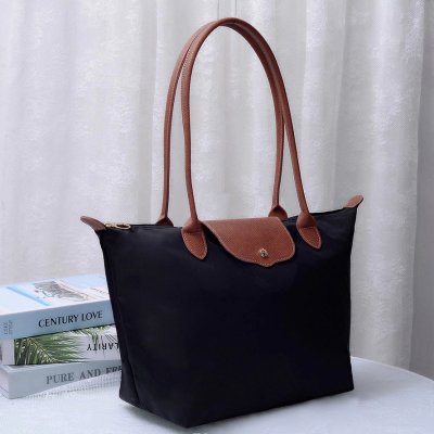 Dorian 20 Inch Nylon Tote Bag in Black