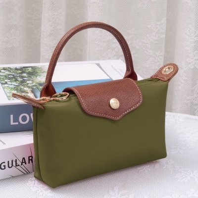 Penny Nylon Mini Crossbody Bag in Moss