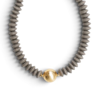Bead All About It Necklace - Grey