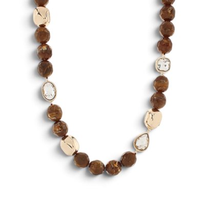 Bead The Moment Necklace - Brown