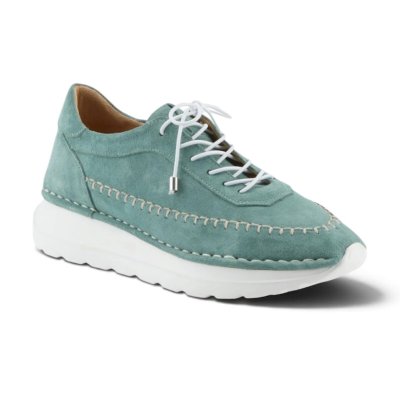 Spring Step IvyJune Teal Suede Sneakers