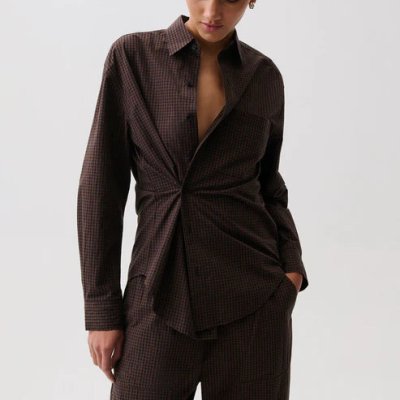 Mila Wrap Top Hot Toddy