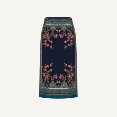 Milena Midi Skirt Eglantine Print