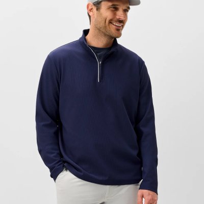 Johnnie-O Hoppin 1/4 Zip - Navy