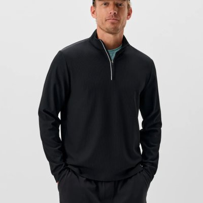 Johnnie-O Hoppin 1/4 Zip - Black