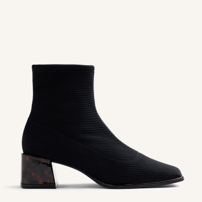 Heeled Boot -Black