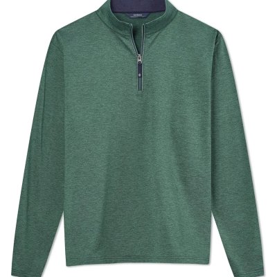 Scout 1/4 Zip - Eucalyptus Heather