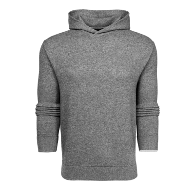 Koko Cashmere Hoodie - Smoke Heather Grey
