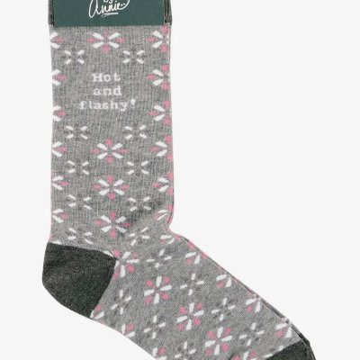 High and flashy socks