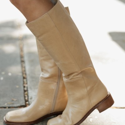 Franklin Knee-High Boot in Natural by Matisse Footwear