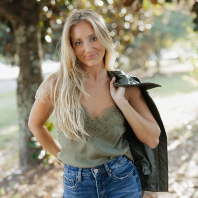 Rio Olive Lace Tank Top