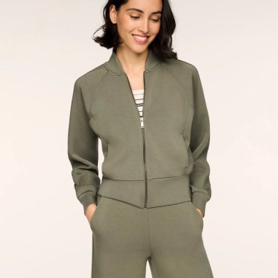 Pintuck Track Jacket