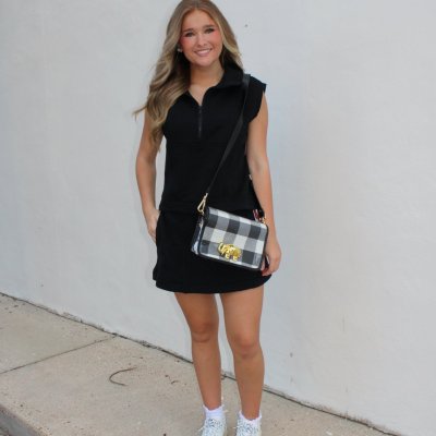 Cotton Fleece Half Zip Vest