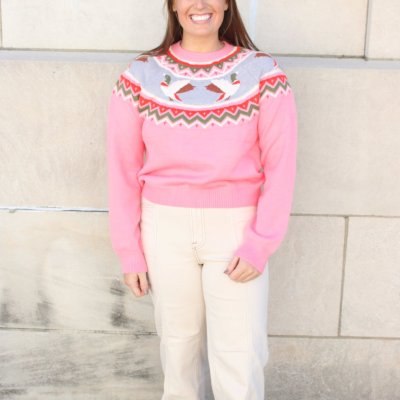 Duck Sweater Pink