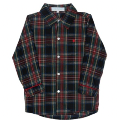 William Hearthside Tartan Button Up