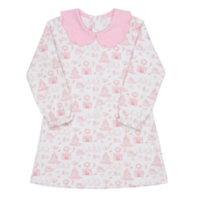 Presley Kait Pink Fireside Noel Dress