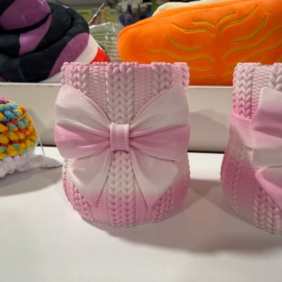 Bow Vase 3D Printed