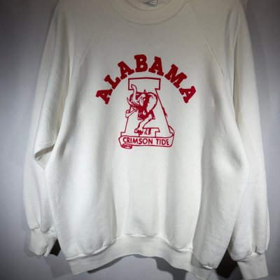 1980's Alabama X Jerzees White Crewneck Sweatshirt Medium
