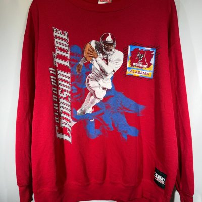 Vintage Alabama X Nutmeg Rare Crimson Crewneck Sweatshirt Large