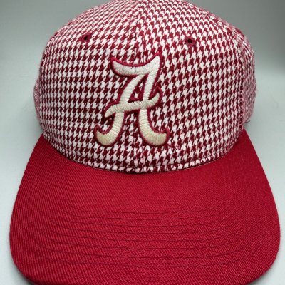 Vintage Alabama X Kudzu Houndstooth Strapback Hat
