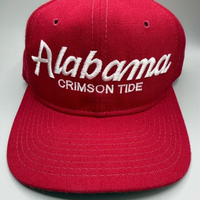 Vintage Alabama X Sports Specialties Single Line Wool Snapback Hat