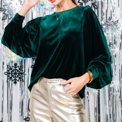 Velvet Balloon Slv. Top