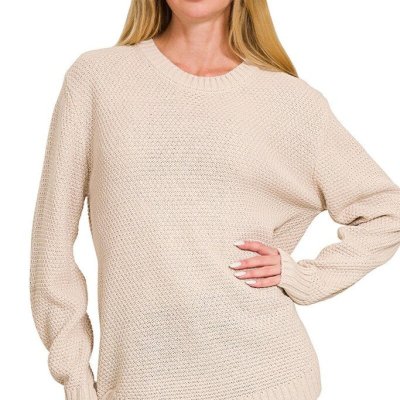 Round Neck Basic Sweater