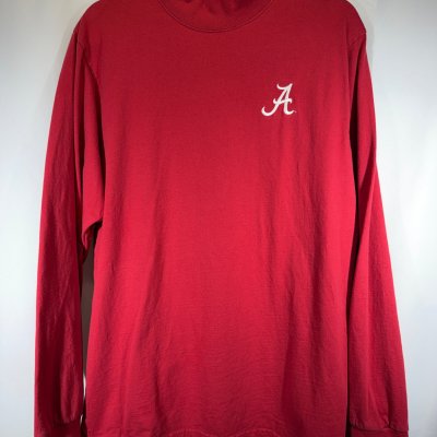 Alabama X Velocity Crimson Long Sleeve Mockneck Shirt Medium