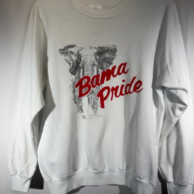 Vintage Bama Pride White Crewneck Sweatshirt Small