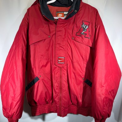 Vintage Alabama X Nike Crimson Puffer Jacket Large
